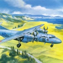 Antonov An 24 Airplane wallpaper 128x128