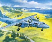 Antonov An 24 Airplane wallpaper 176x144
