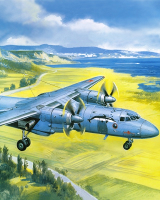 Kostenloses Antonov An 24 Airplane Wallpaper für Nokia X1-01