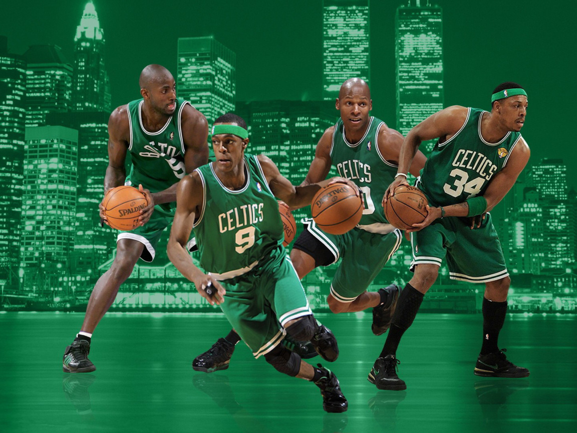Das Boston Celtics NBA Team Wallpaper 1152x864