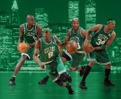 Das Boston Celtics NBA Team Wallpaper 176x144
