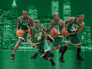 Fondo de pantalla Boston Celtics NBA Team 320x240