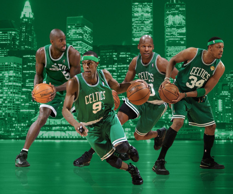 Fondo de pantalla Boston Celtics NBA Team 480x400