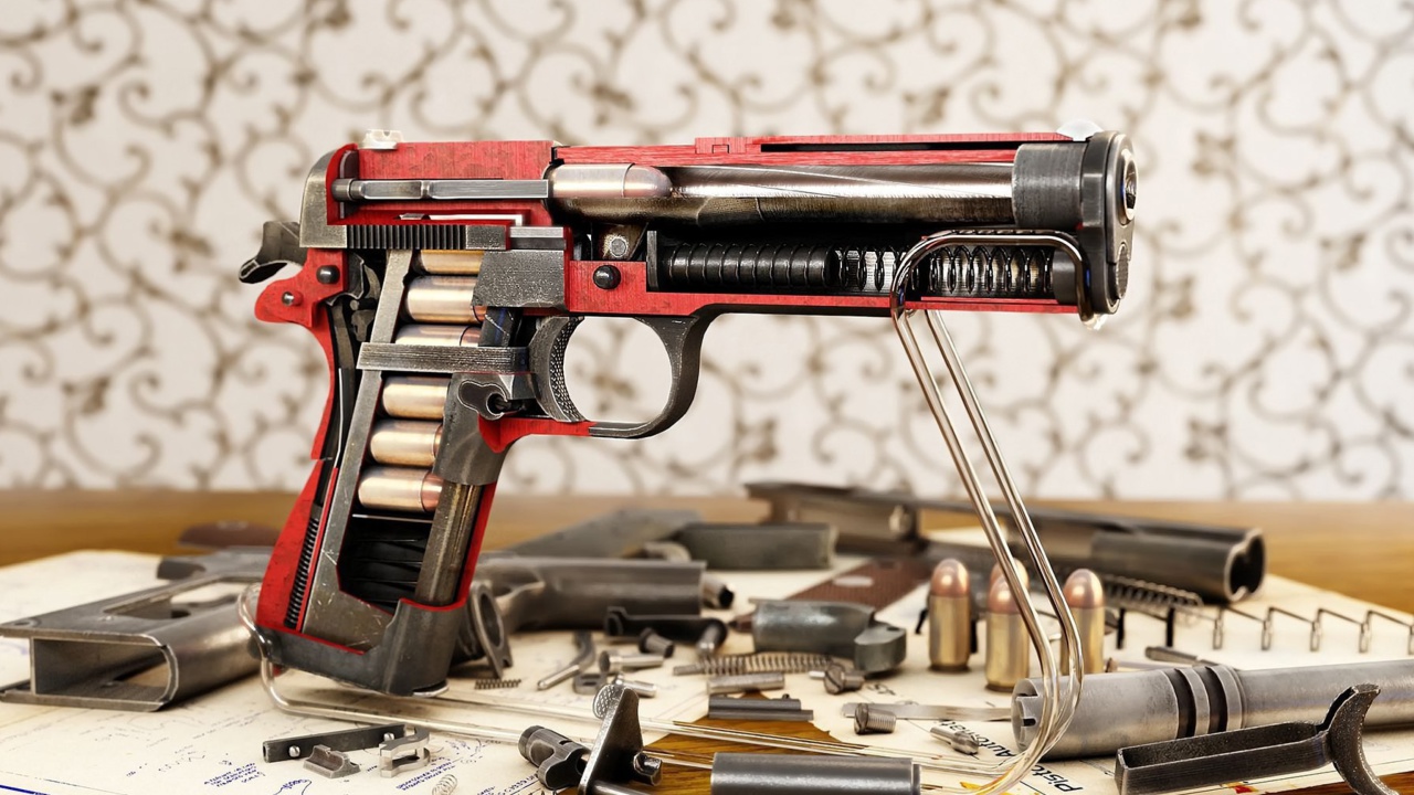 Fondo de pantalla M1911 Pistol Colt-Browning 1280x720
