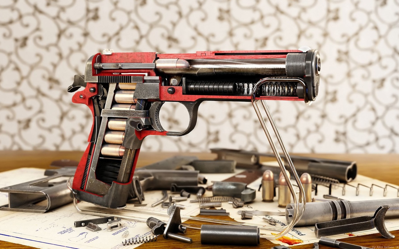 Fondo de pantalla M1911 Pistol Colt-Browning 1280x800