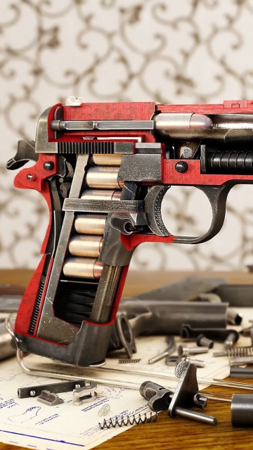 Обои M1911 Pistol Colt-Browning 360x640
