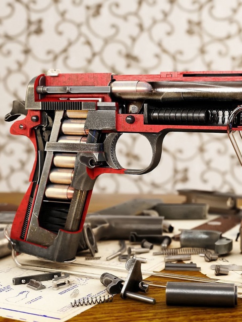 Screenshot №1 pro téma M1911 Pistol Colt-Browning 480x640