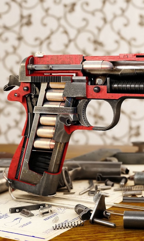 M1911 Pistol Colt-Browning wallpaper 480x800