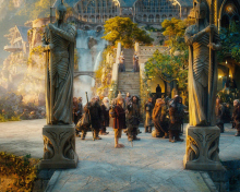 Das The Hobbit - An Unexpected Journey Wallpaper 220x176