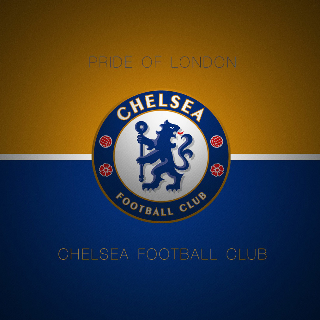 Обои Chelsea Football Logo 1024x1024