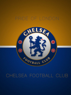 Das Chelsea Football Logo Wallpaper 240x320