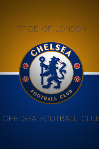 Обои Chelsea Football Logo 320x480