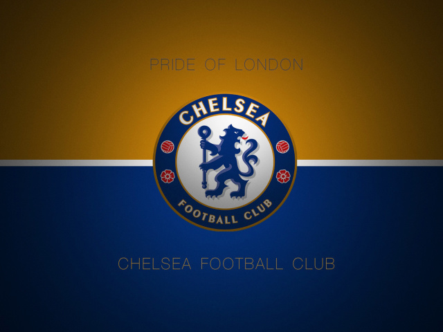 Das Chelsea Football Logo Wallpaper 640x480