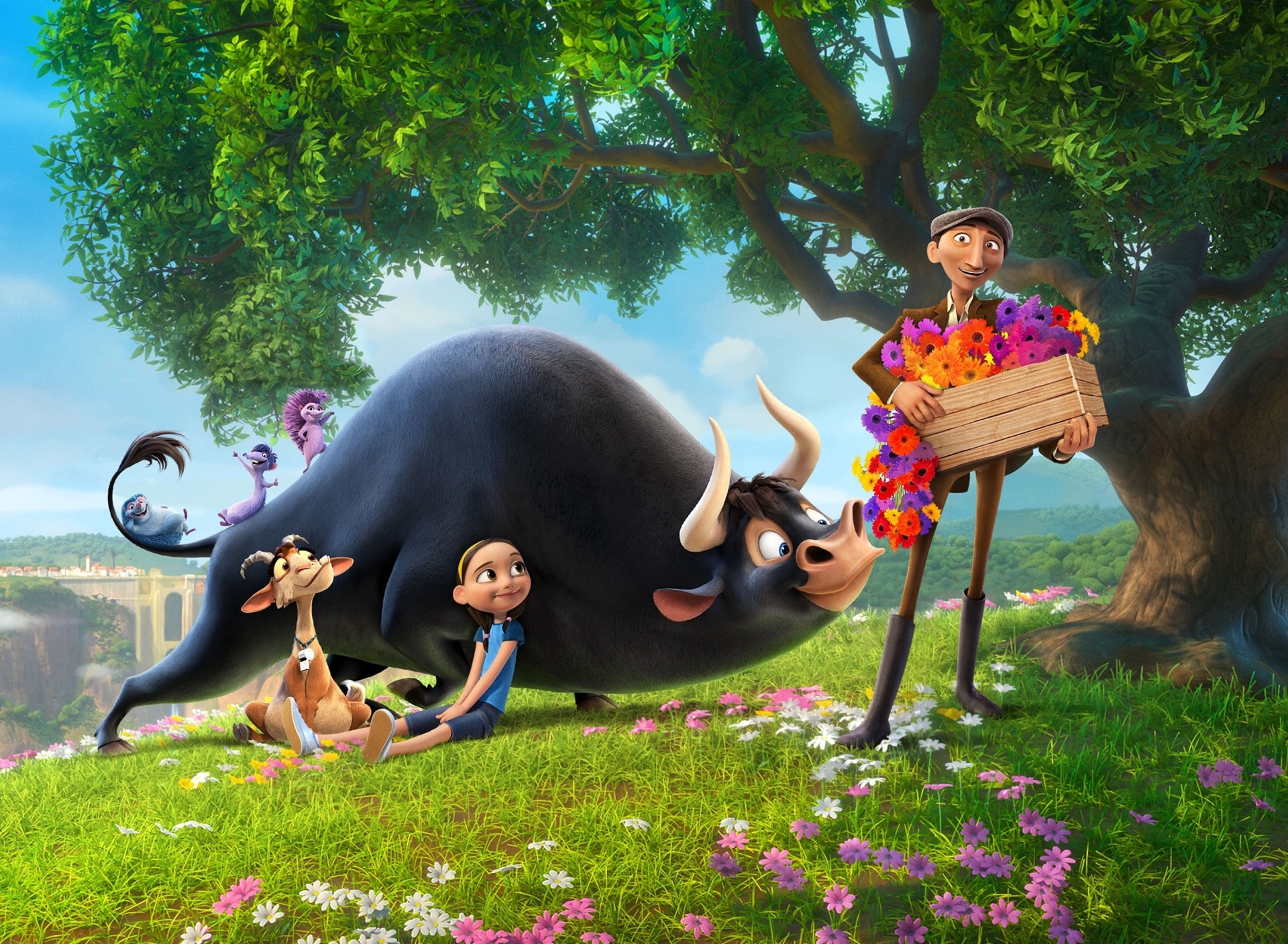 Обои Ferdinand 2017 American 3D Computer Animated Comedy Film 1920x1408