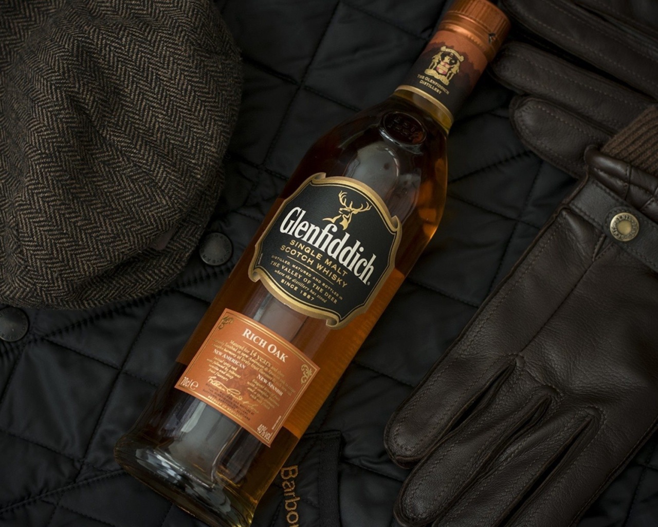 Glenfiddich single malt Scotch Whisky wallpaper 1280x1024