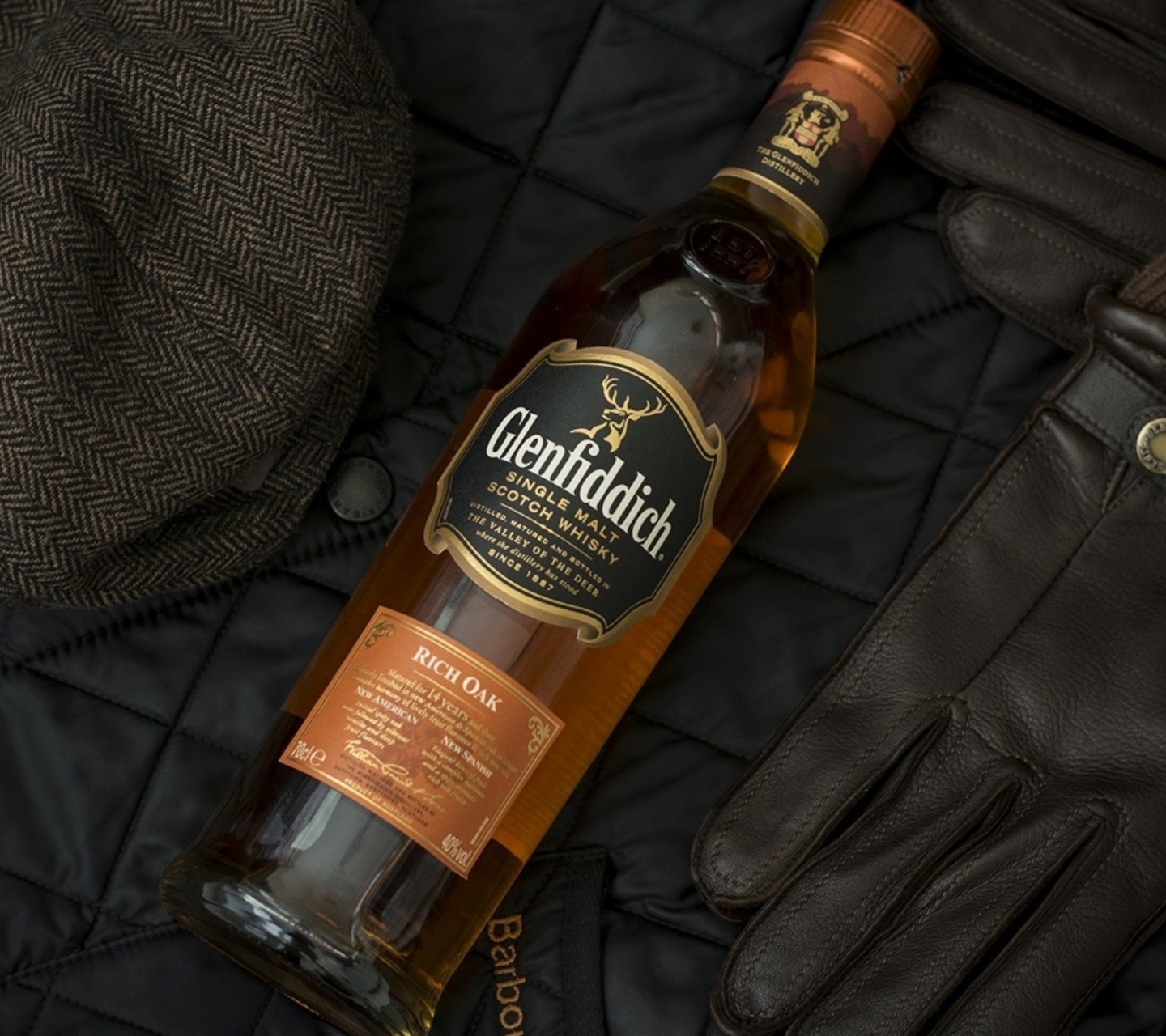 Fondo de pantalla Glenfiddich single malt Scotch Whisky 1440x1280