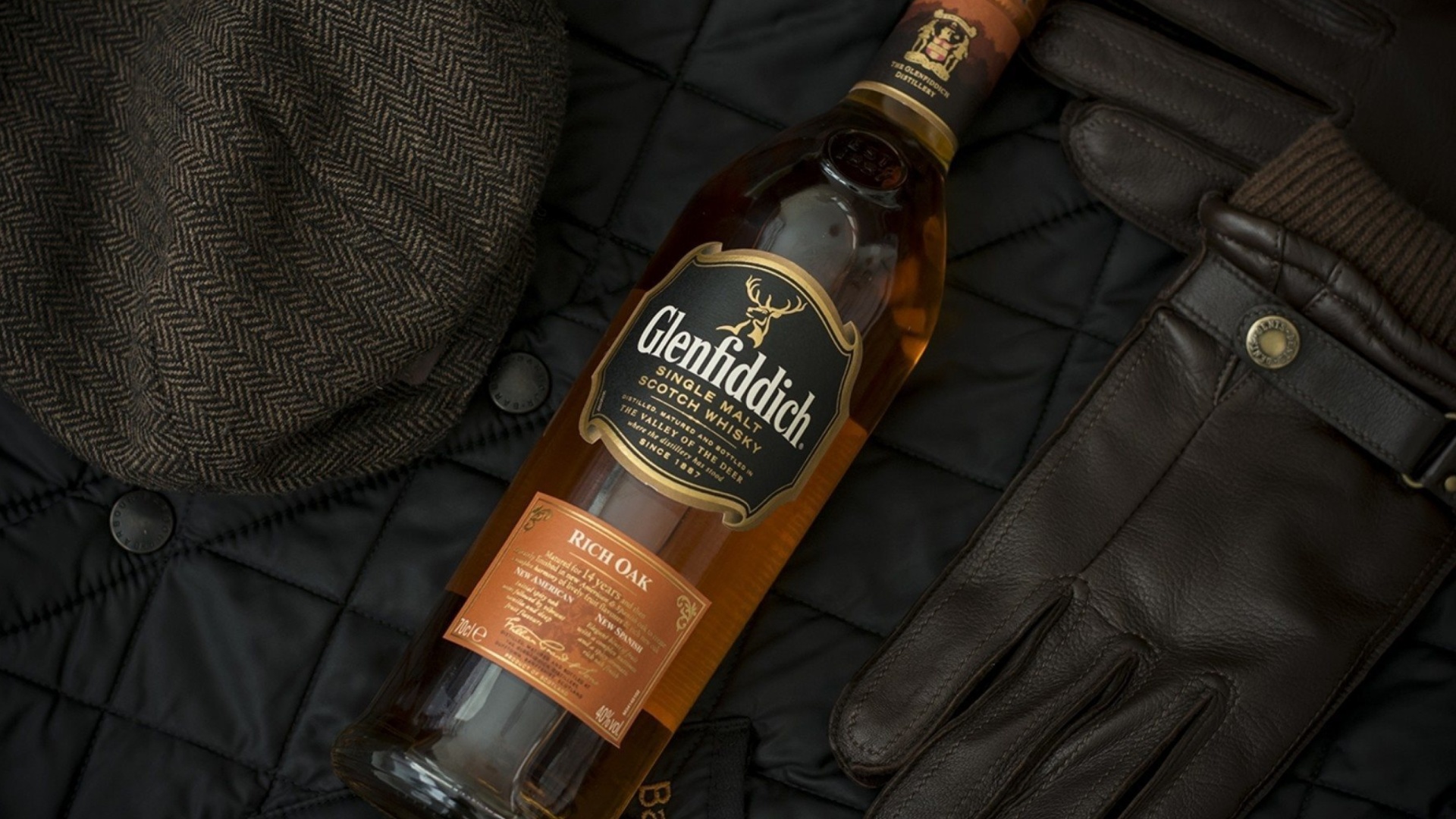 Das Glenfiddich single malt Scotch Whisky Wallpaper 1920x1080