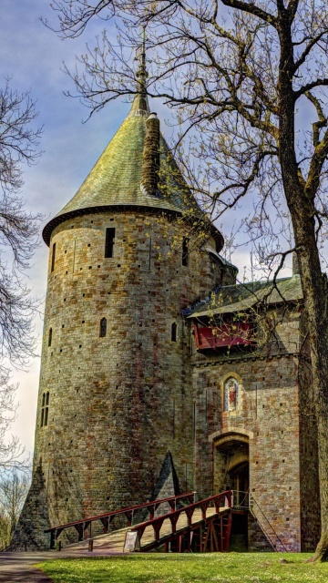 Обои Castell Coch in South Wales 360x640