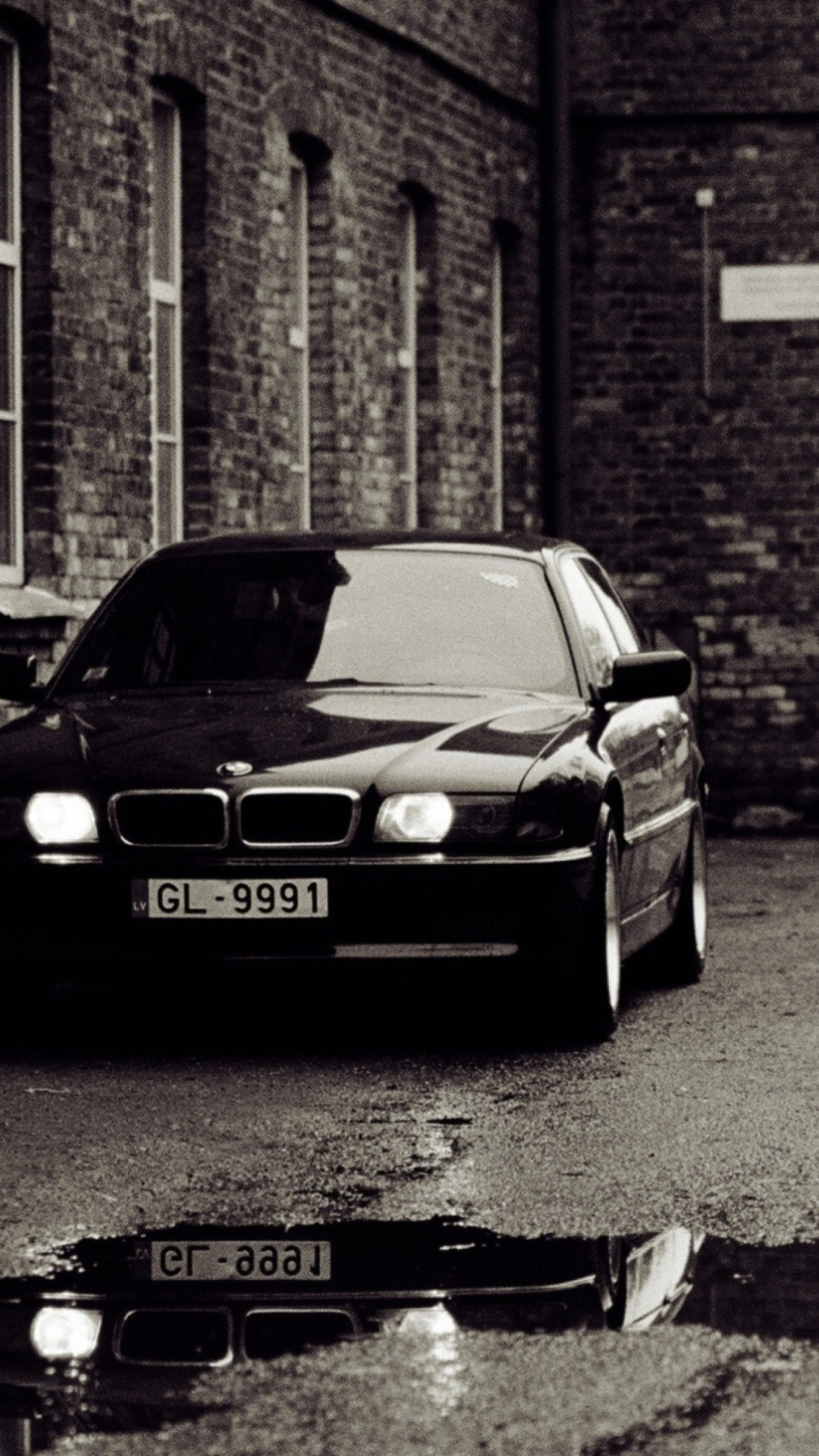 Sfondi Bmw E38 Old Photography 1080x1920