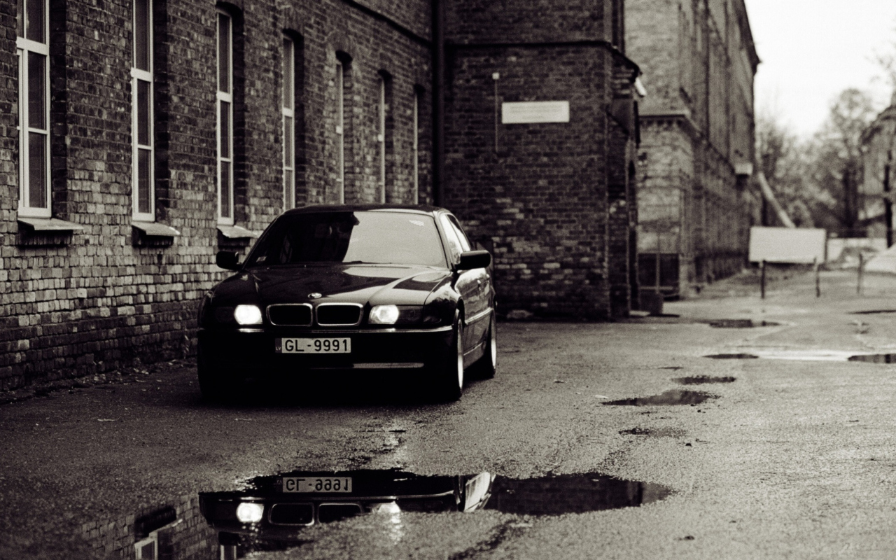 Bmw E38 Old Photography wallpaper 1280x800