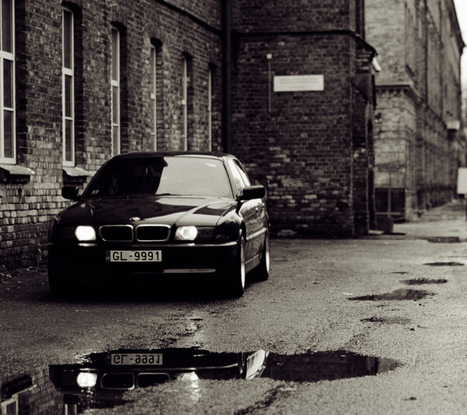 Bmw E38 Old Photography wallpaper 960x854