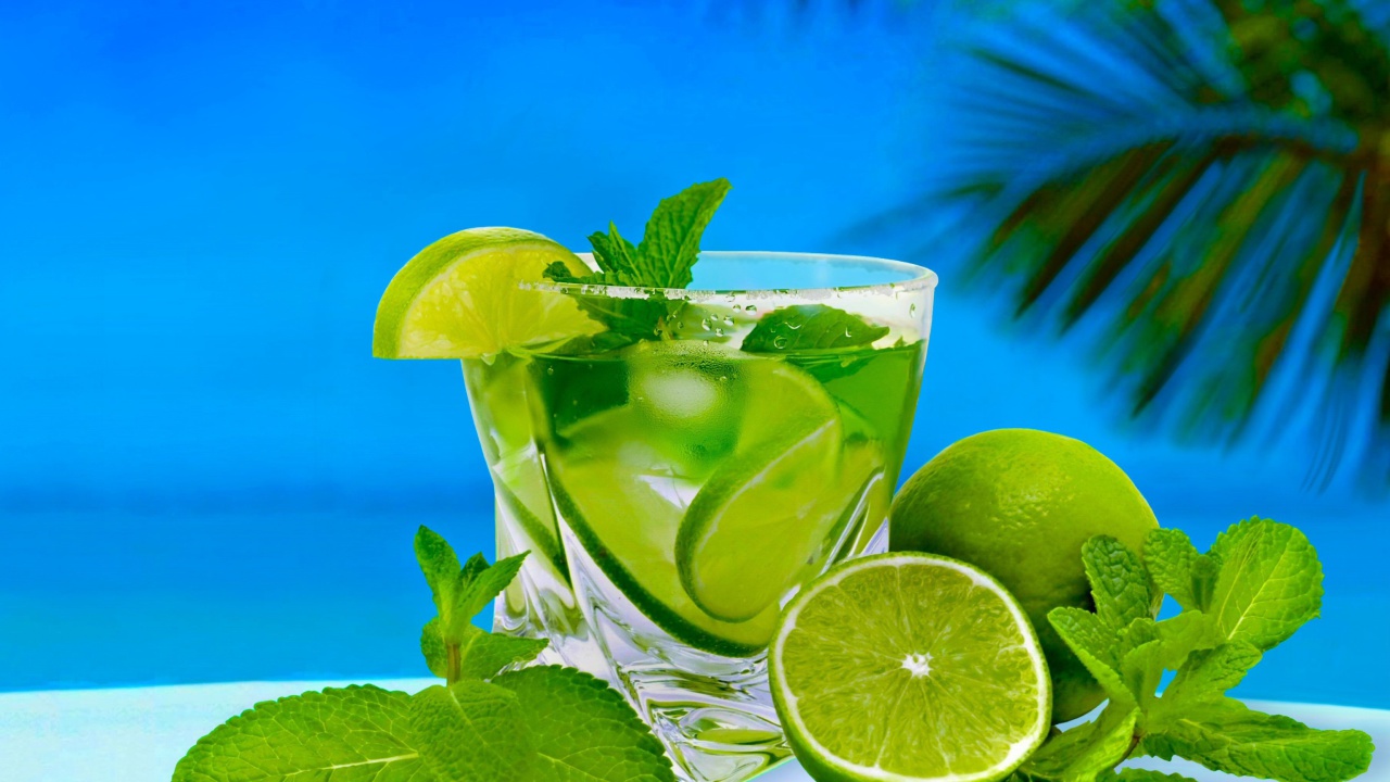 Fondo de pantalla Mojito on Beach 1280x720