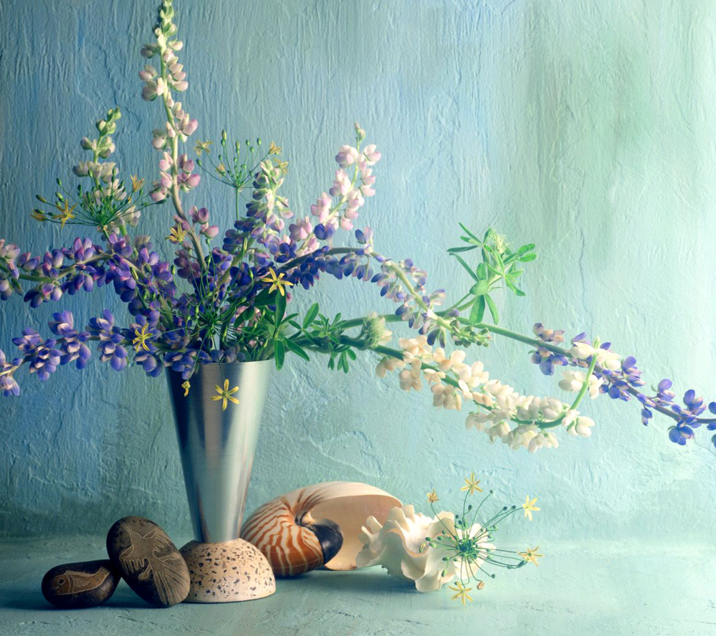Das Paint Bouquet Wallpaper 1440x1280