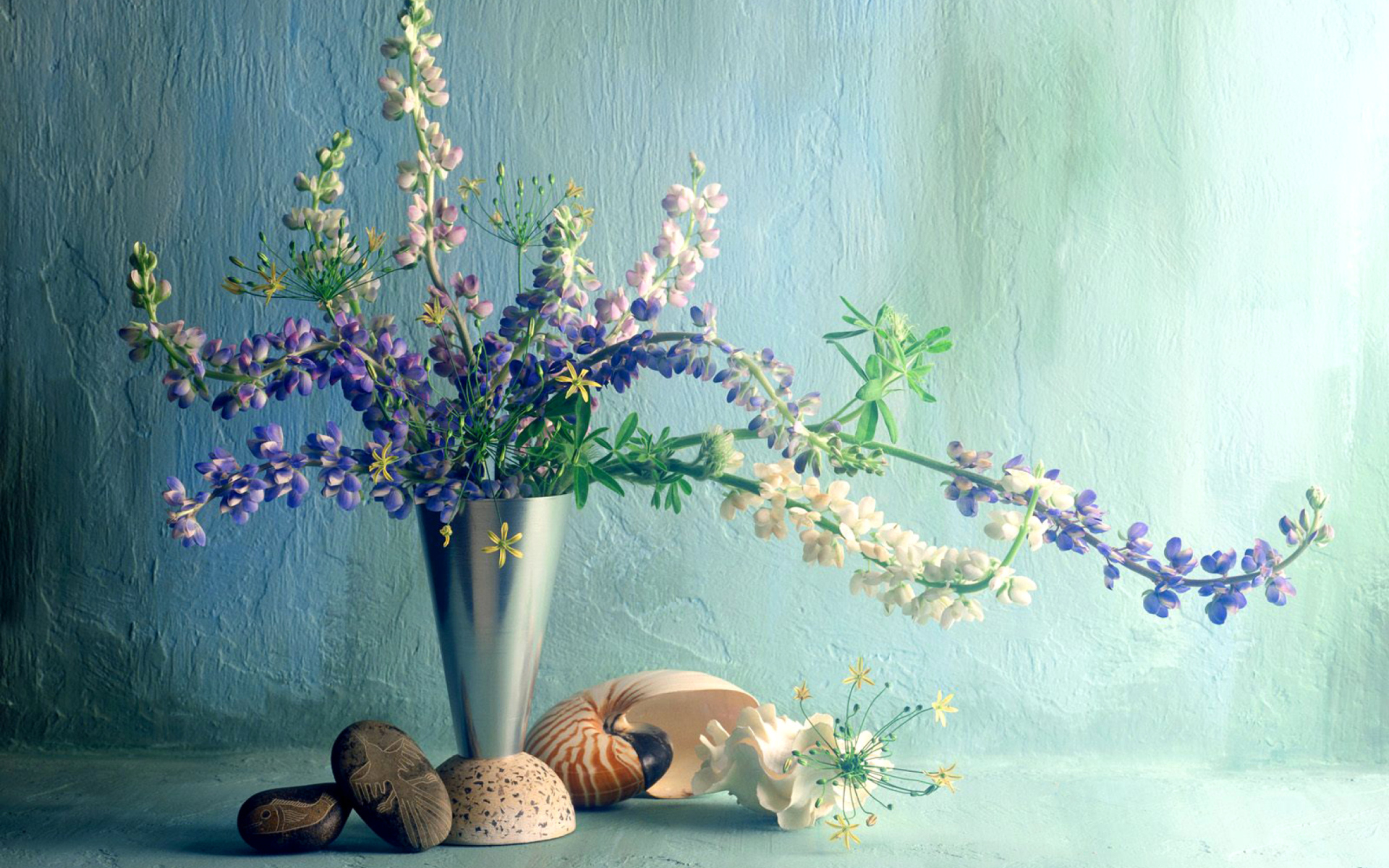 Обои Paint Bouquet 1920x1200