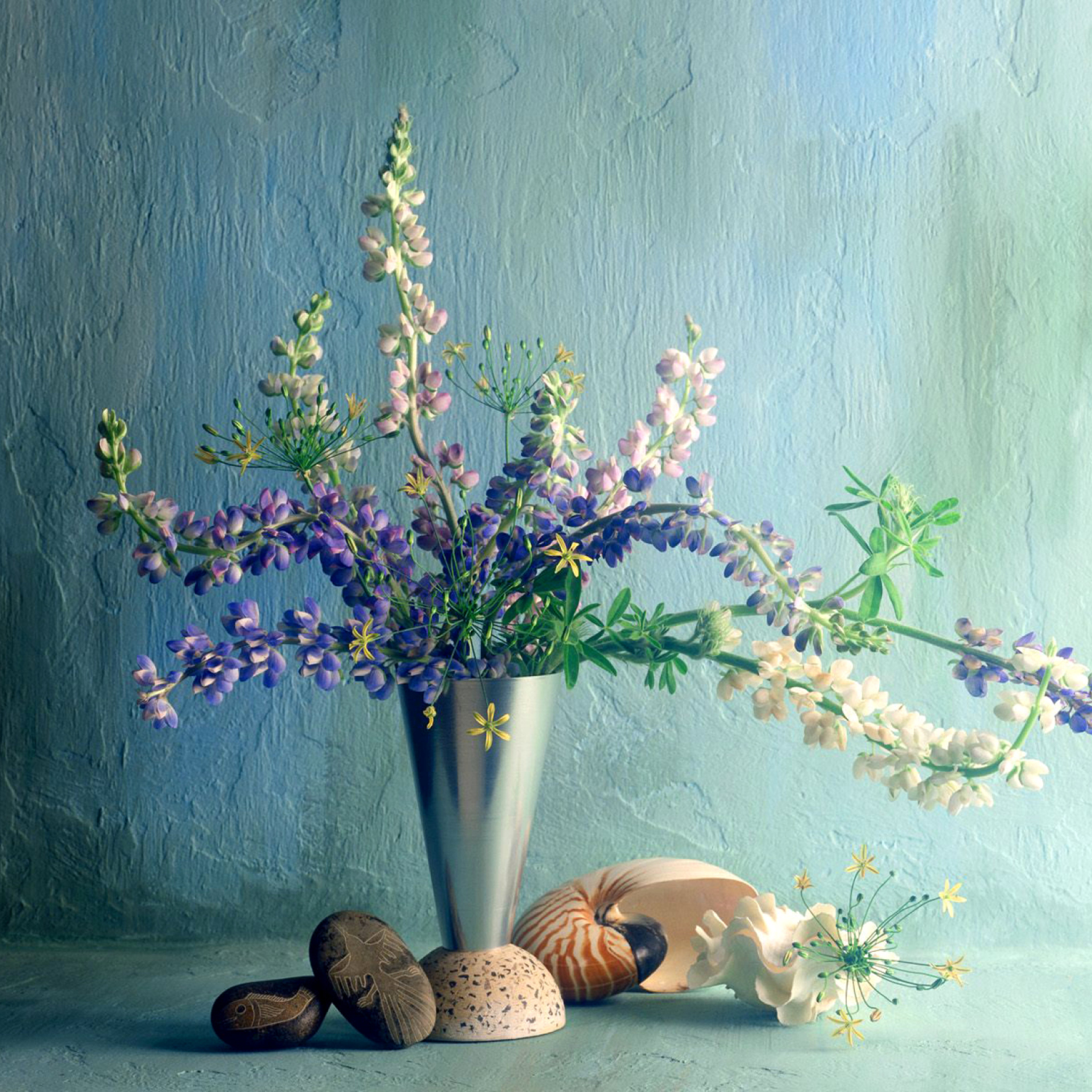 Paint Bouquet wallpaper 2048x2048