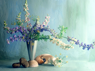Paint Bouquet wallpaper 320x240