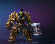 Das Heroes of the Storm multiplayer online battle arena video game Wallpaper 220x176