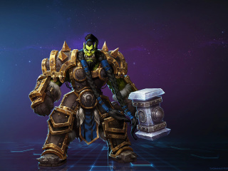 Das Heroes of the Storm multiplayer online battle arena video game Wallpaper 320x240