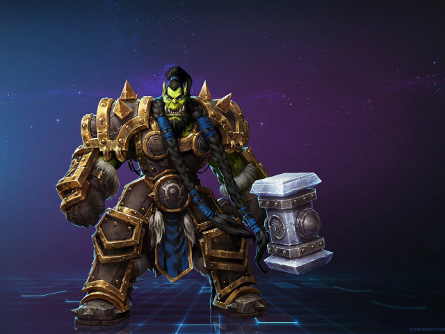 Heroes of the Storm multiplayer online battle arena video game wallpaper 640x480