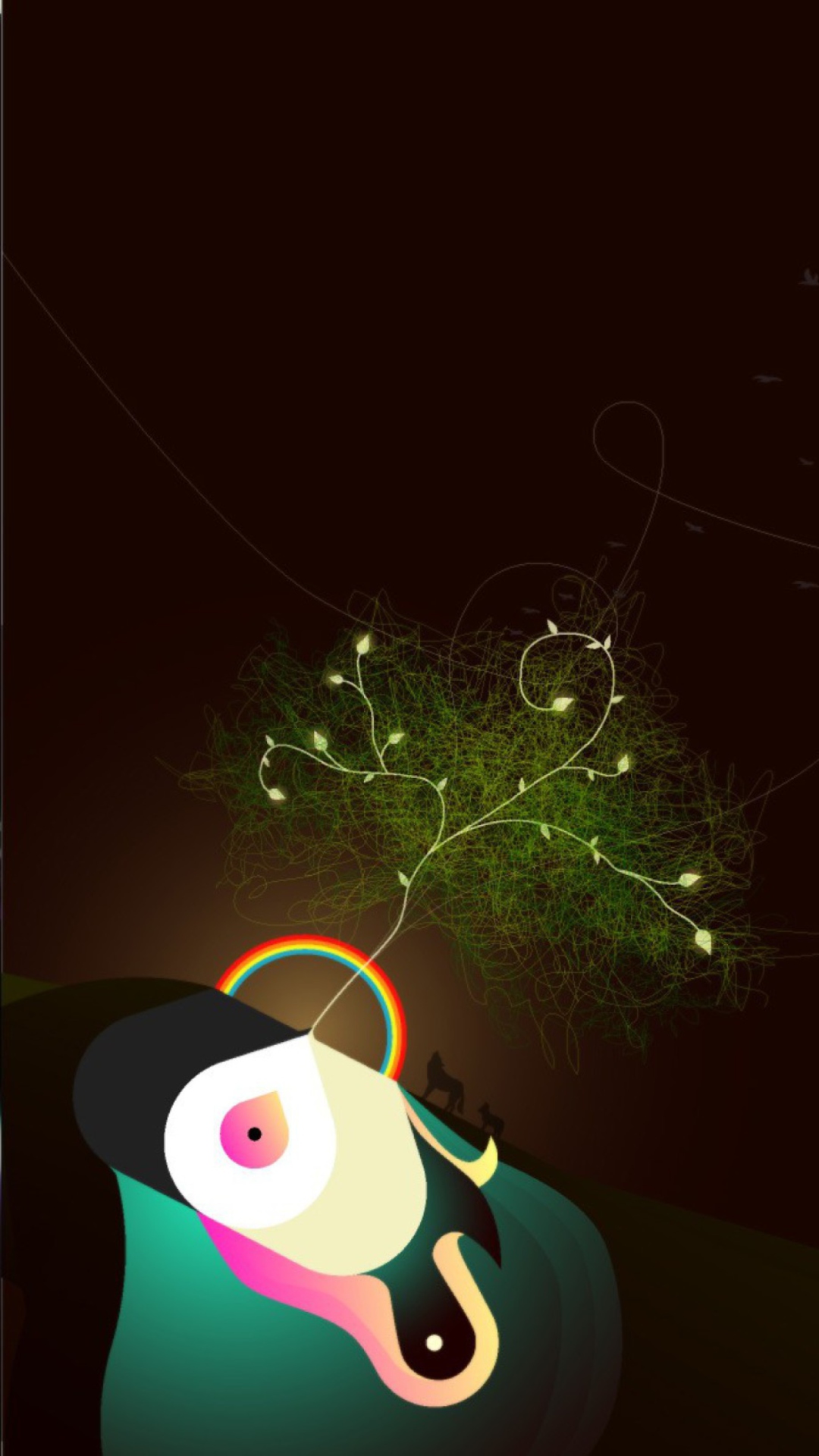Das Colortree Myspace Layout Wallpaper 1080x1920