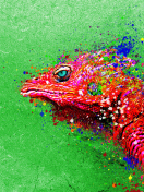Fondo de pantalla Lizard King 132x176