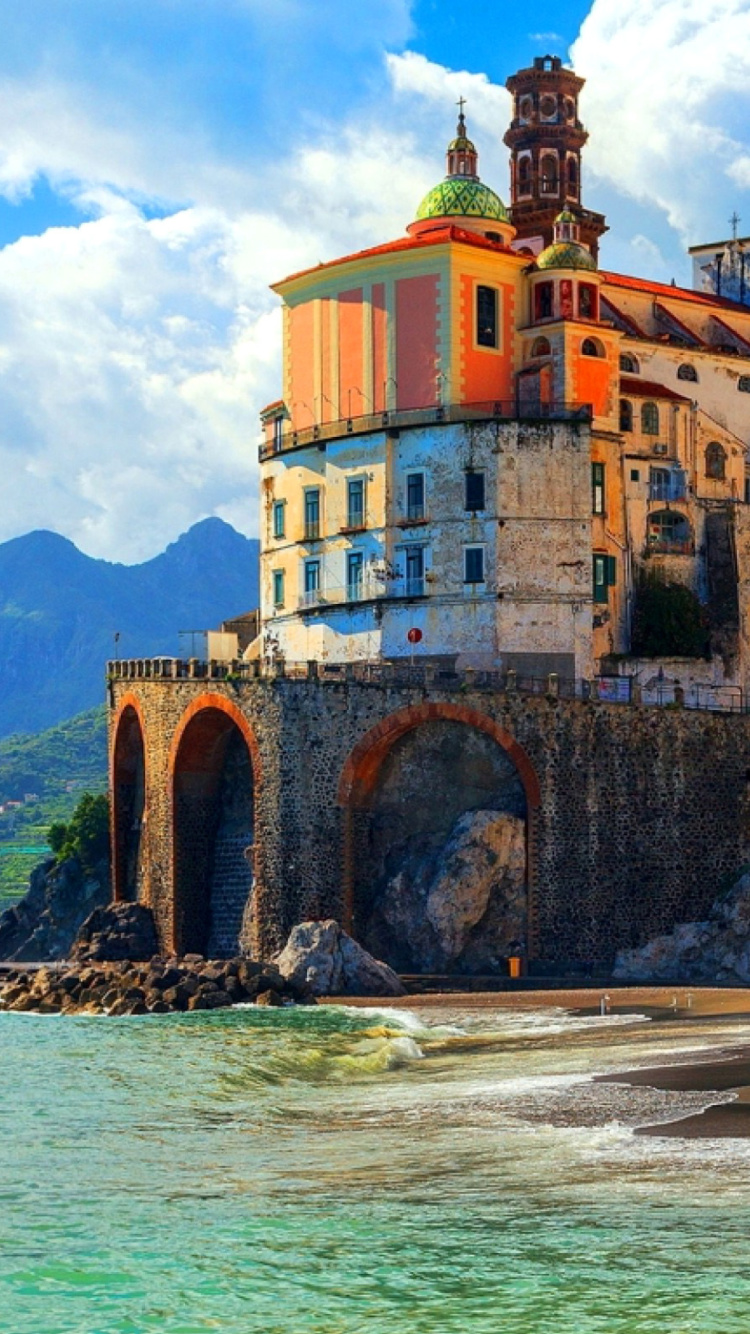 Das Amalfi Coast, Positano Wallpaper 750x1334