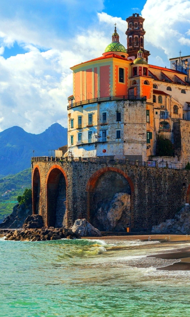 Fondo de pantalla Amalfi Coast, Positano 768x1280