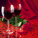 Fondo de pantalla Romantic with Wine 128x128