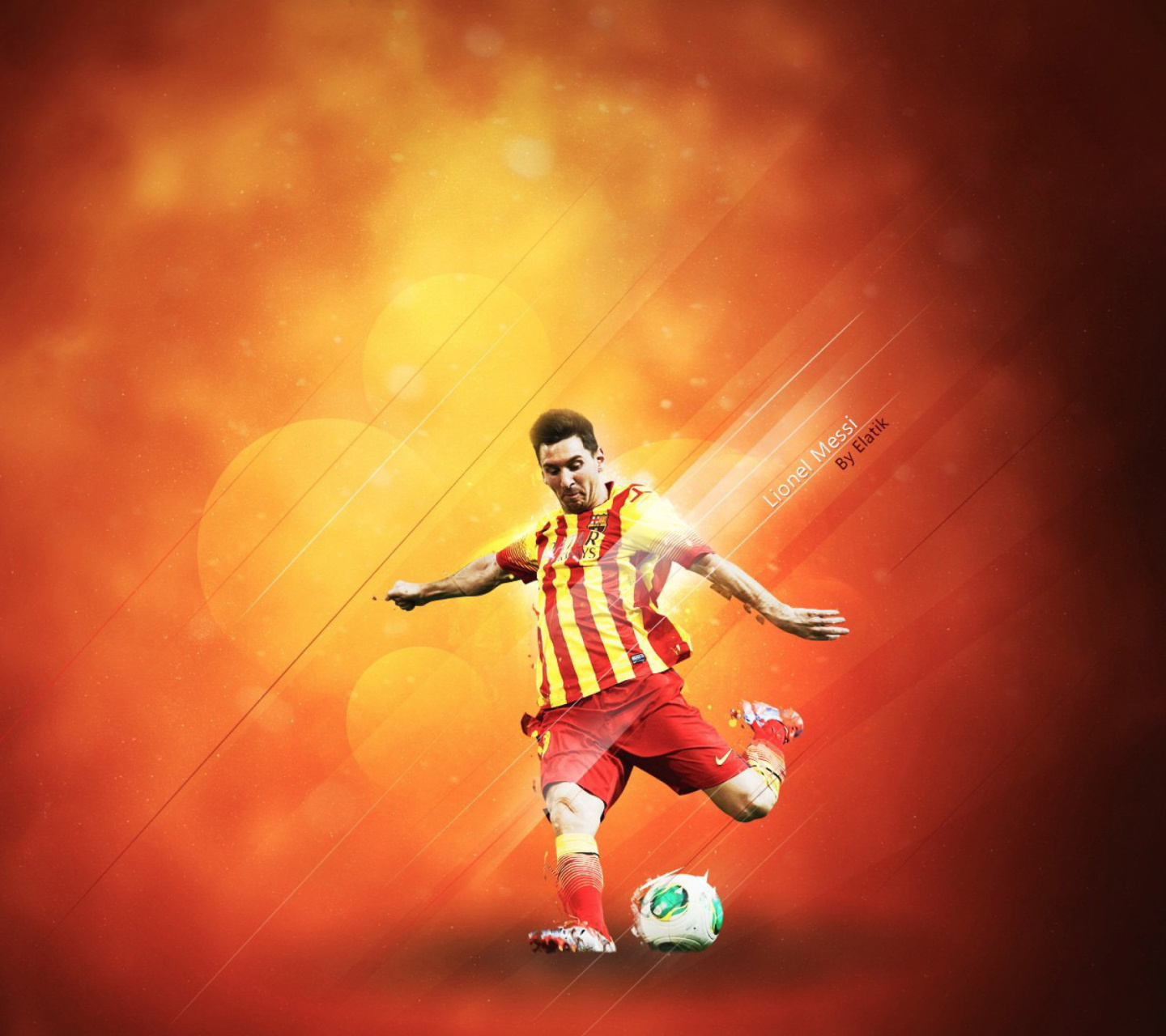 Das Lionel Messi Wallpaper 1440x1280