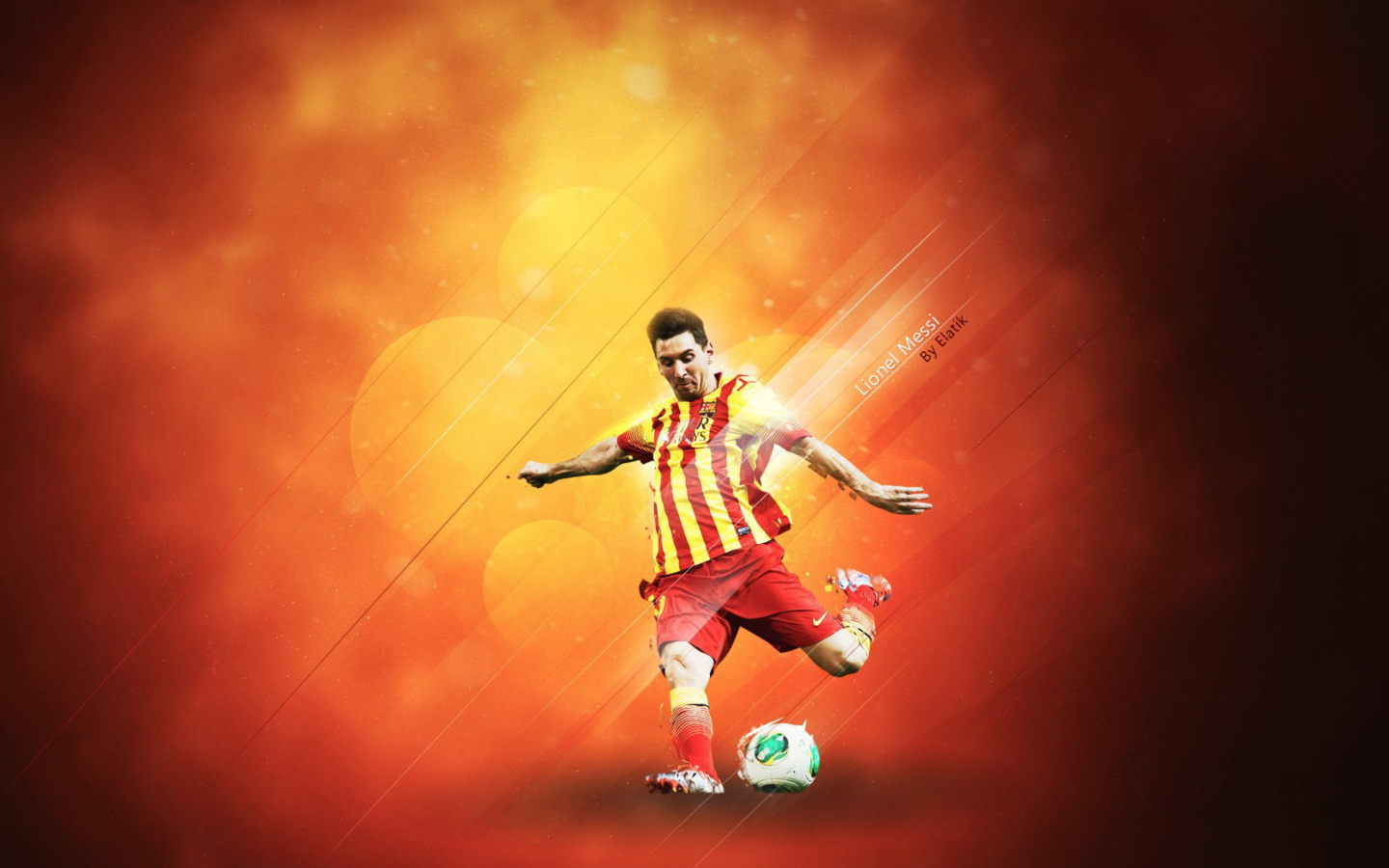 Fondo de pantalla Lionel Messi 1440x900