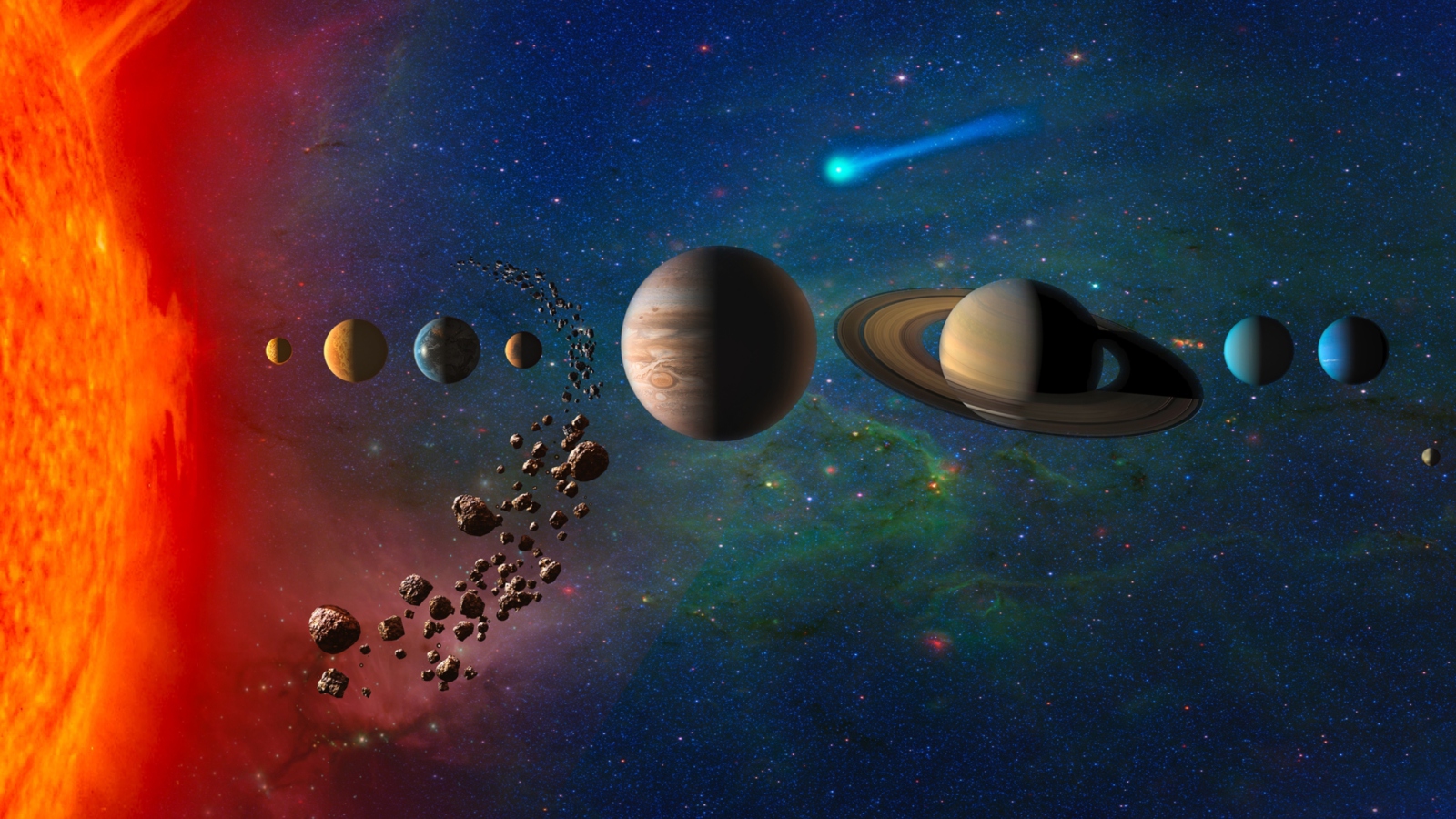 Solar System screenshot #1 1600x900