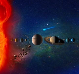 Solar System sfondi gratuiti per 2048x2048