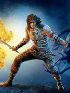 Das Prince Of Persia 2 Shadow And Flame Wallpaper 240x320