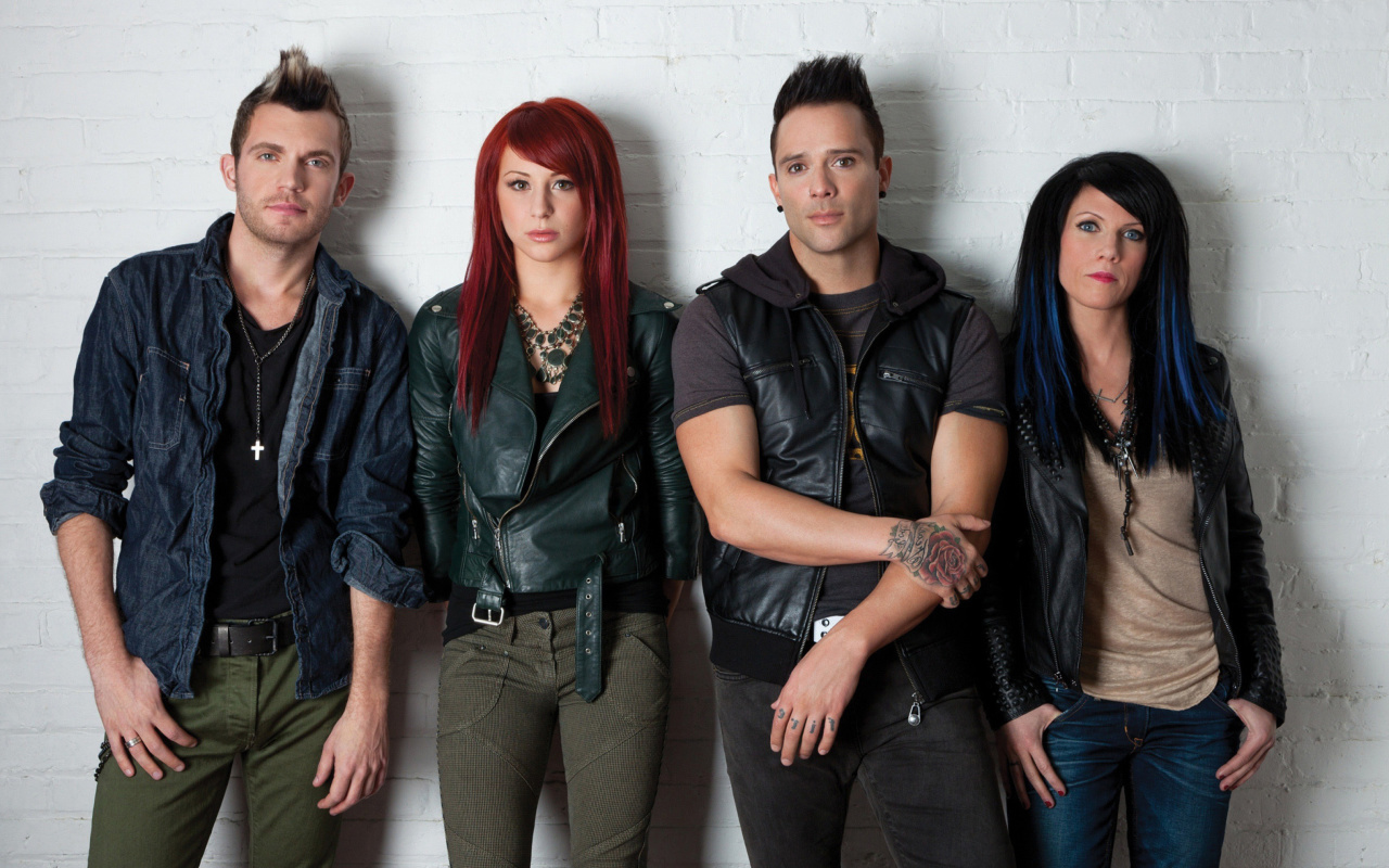 Das Skillet Music Band Wallpaper 1280x800