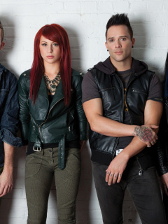 Обои Skillet Music Band 240x320