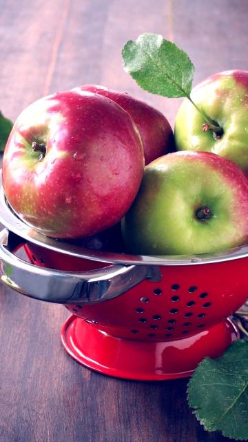 Sfondi Autumn apple harvest 360x640