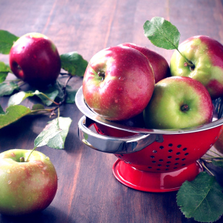 Autumn apple harvest - Obrázkek zdarma pro 208x208