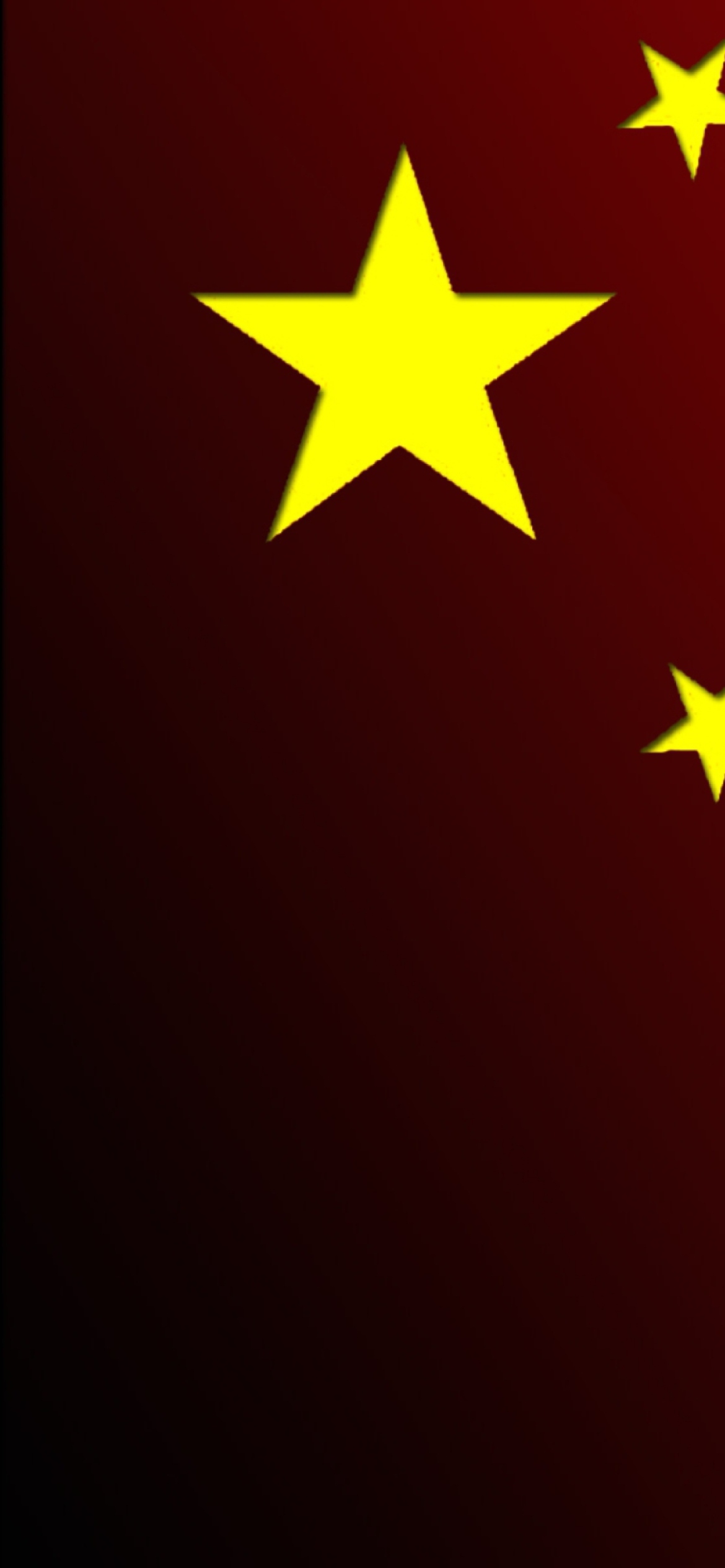 Das China Flag Wallpaper 1170x2532