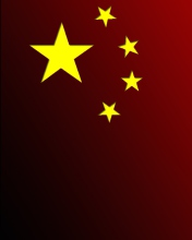 Das China Flag Wallpaper 176x220