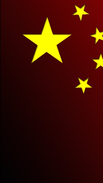Das China Flag Wallpaper 360x640
